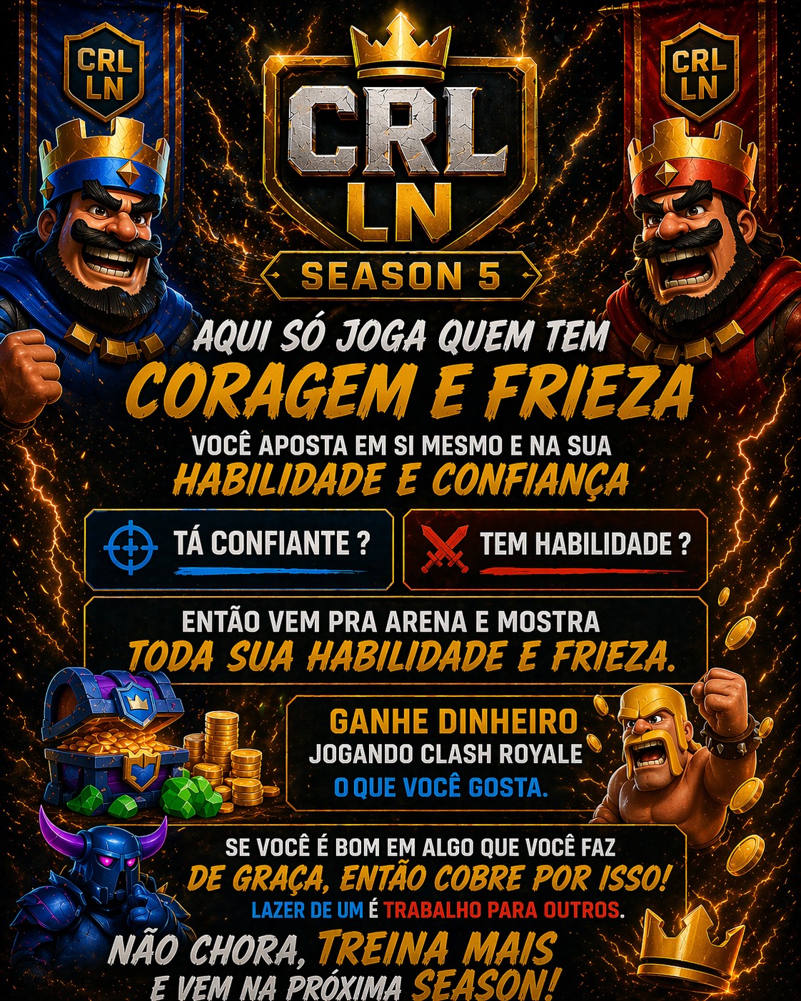 CRL LN Season 5 - Aqui só joga quem tem coragem e frieza